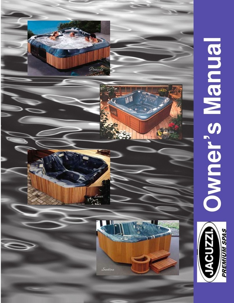 Jacuzzi Platinum 2001 owner's manual Jacuzzi Platinum 2001 owner's manual