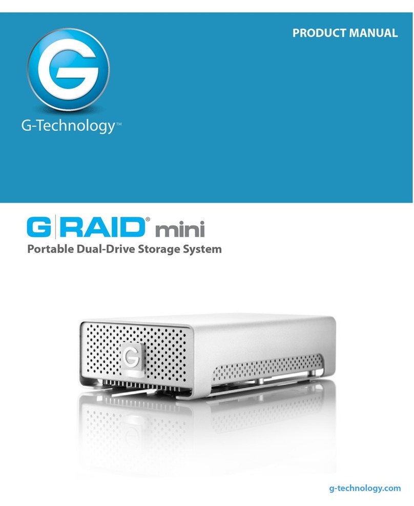 G-Technology G RAID mini User manual