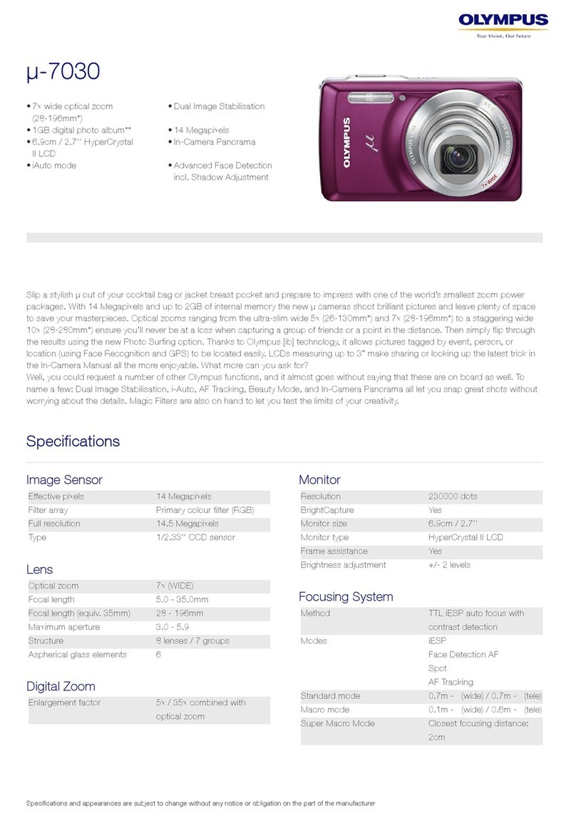 Olympus Stylus 7030 User manual