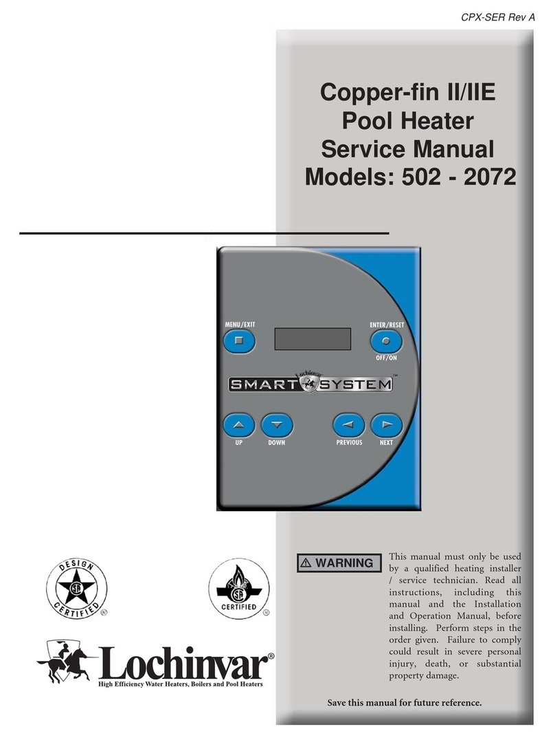 Lochinvar Power-fin 502 Service manual
