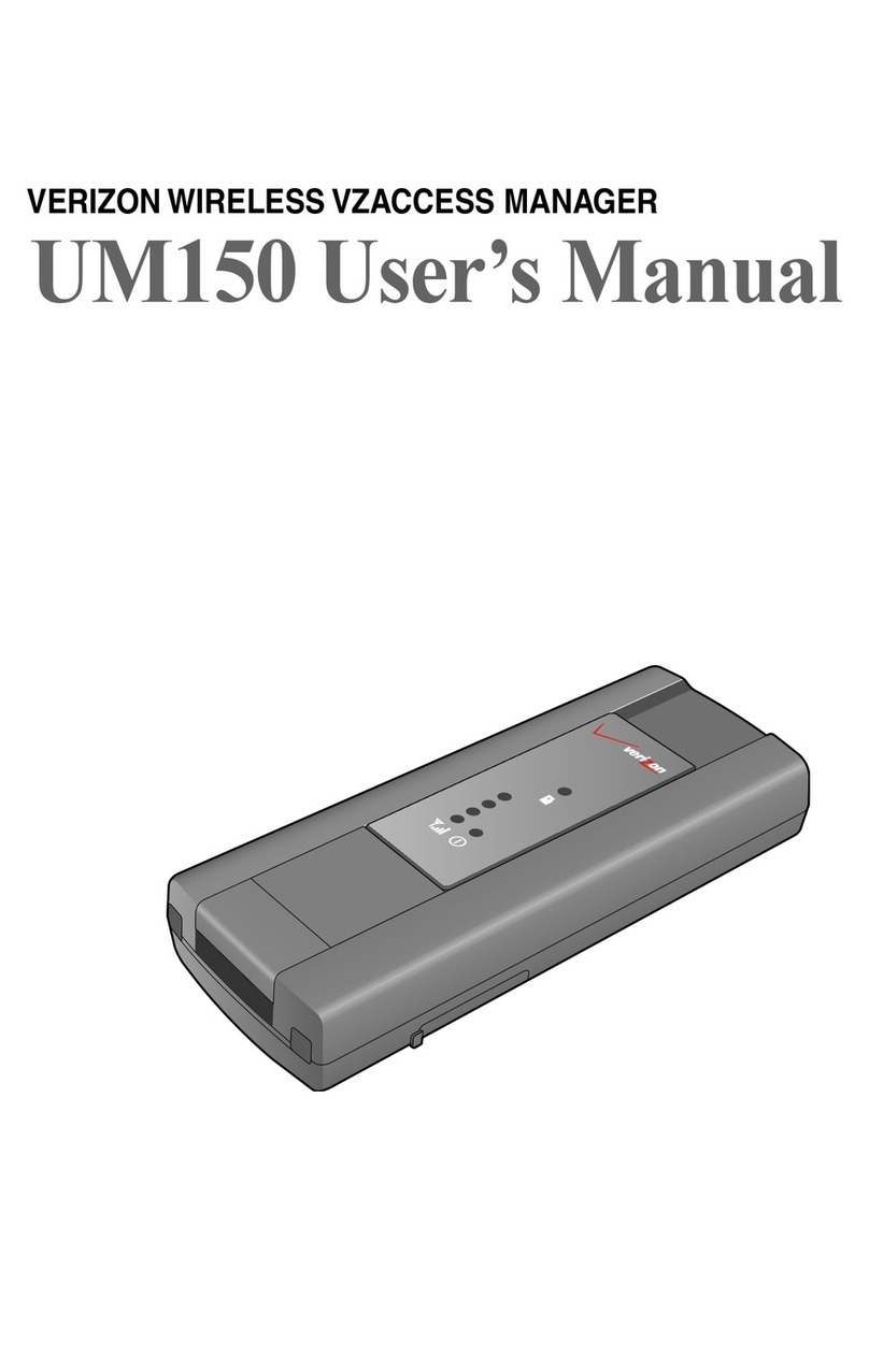 Verizon Wireless UM150 User manual