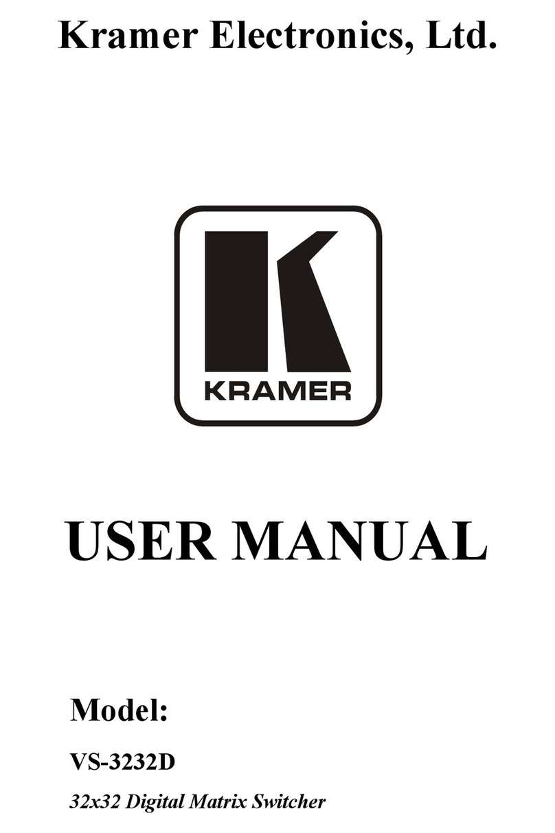 Kramer VS-3232D User manual