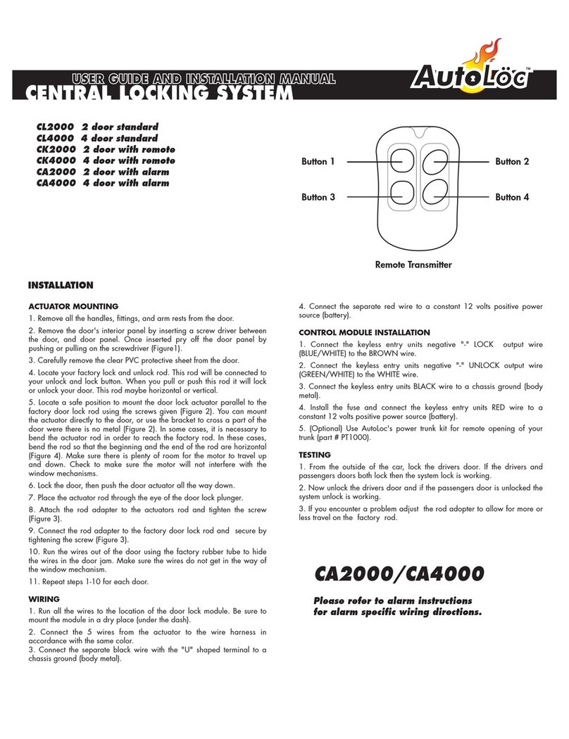 AutoLoc CL2000 Instruction Manual
