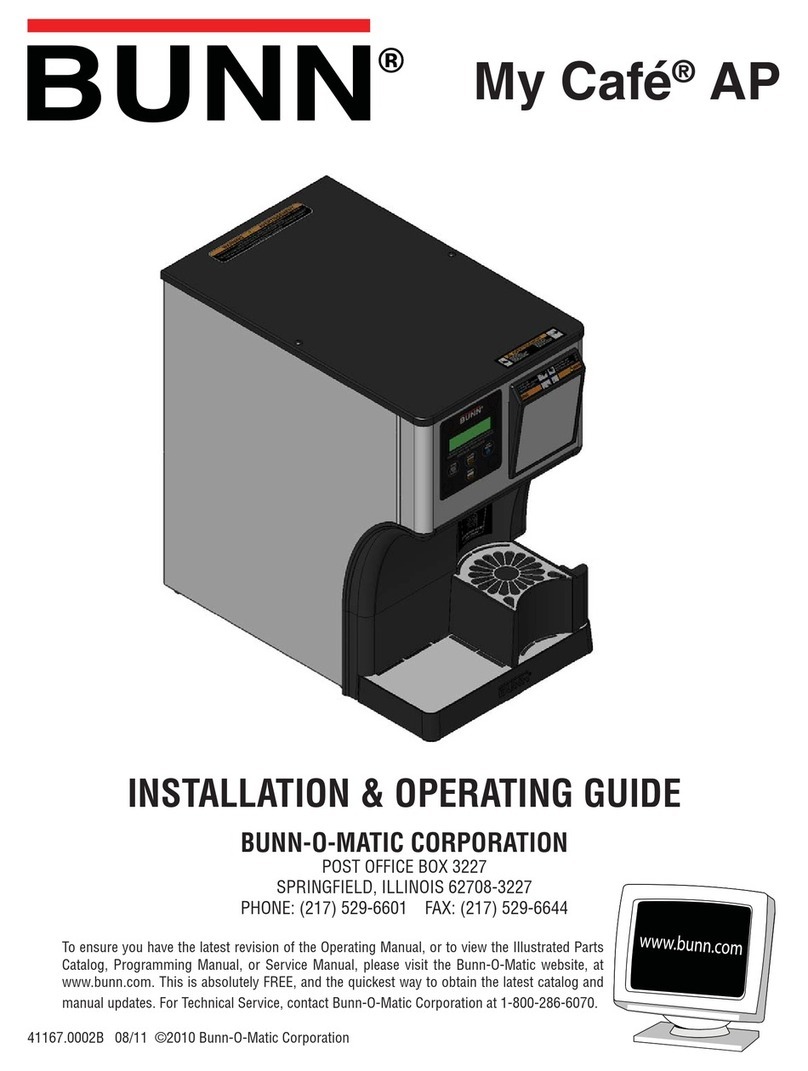 Bunn My Cafe AP Troubleshooting guide
