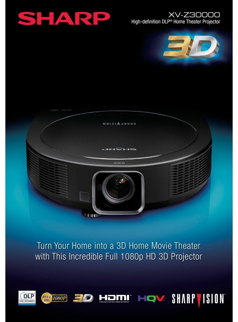 Sharp XV-Z30000 Operation User manual