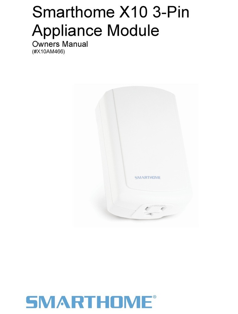 smart home X10 owner's manual