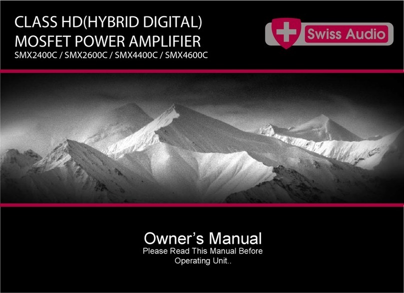 Swiss Audio SMX2400C owner's manual