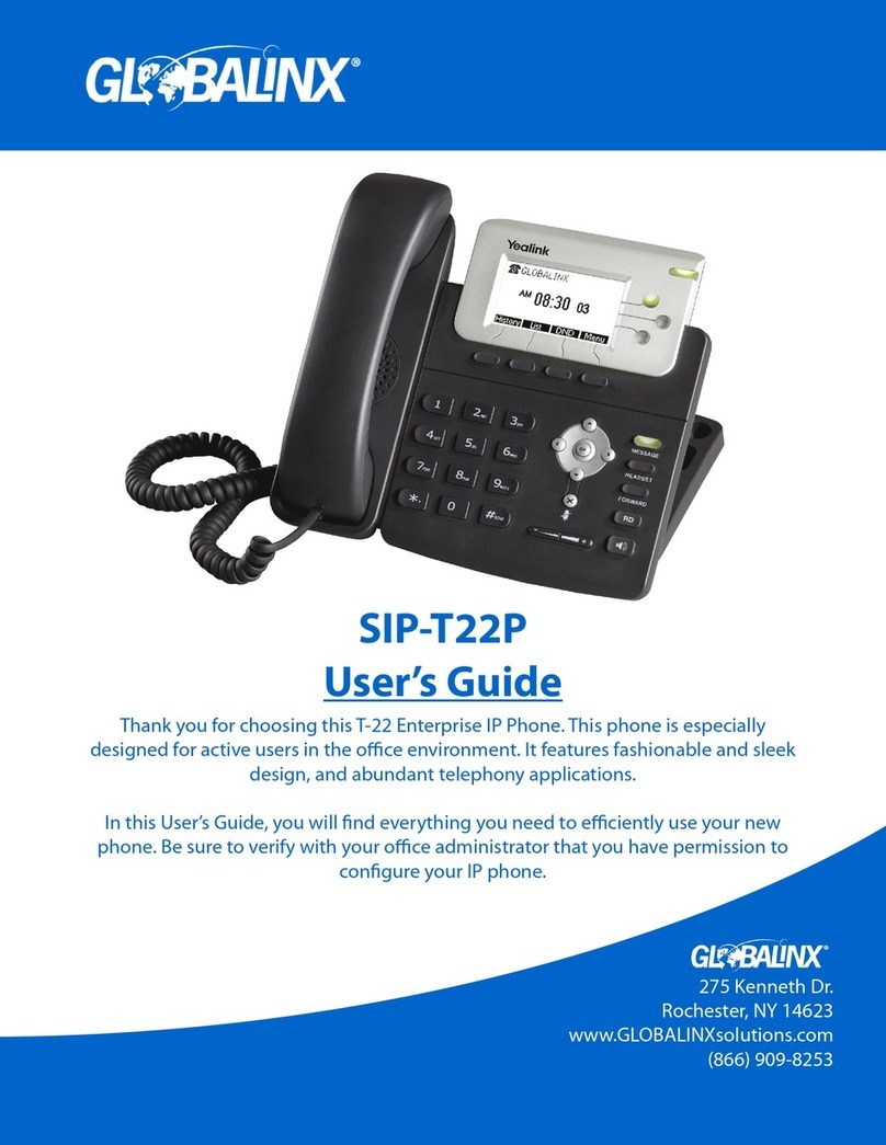 Globalinx Yealink SIP-T22P user guide