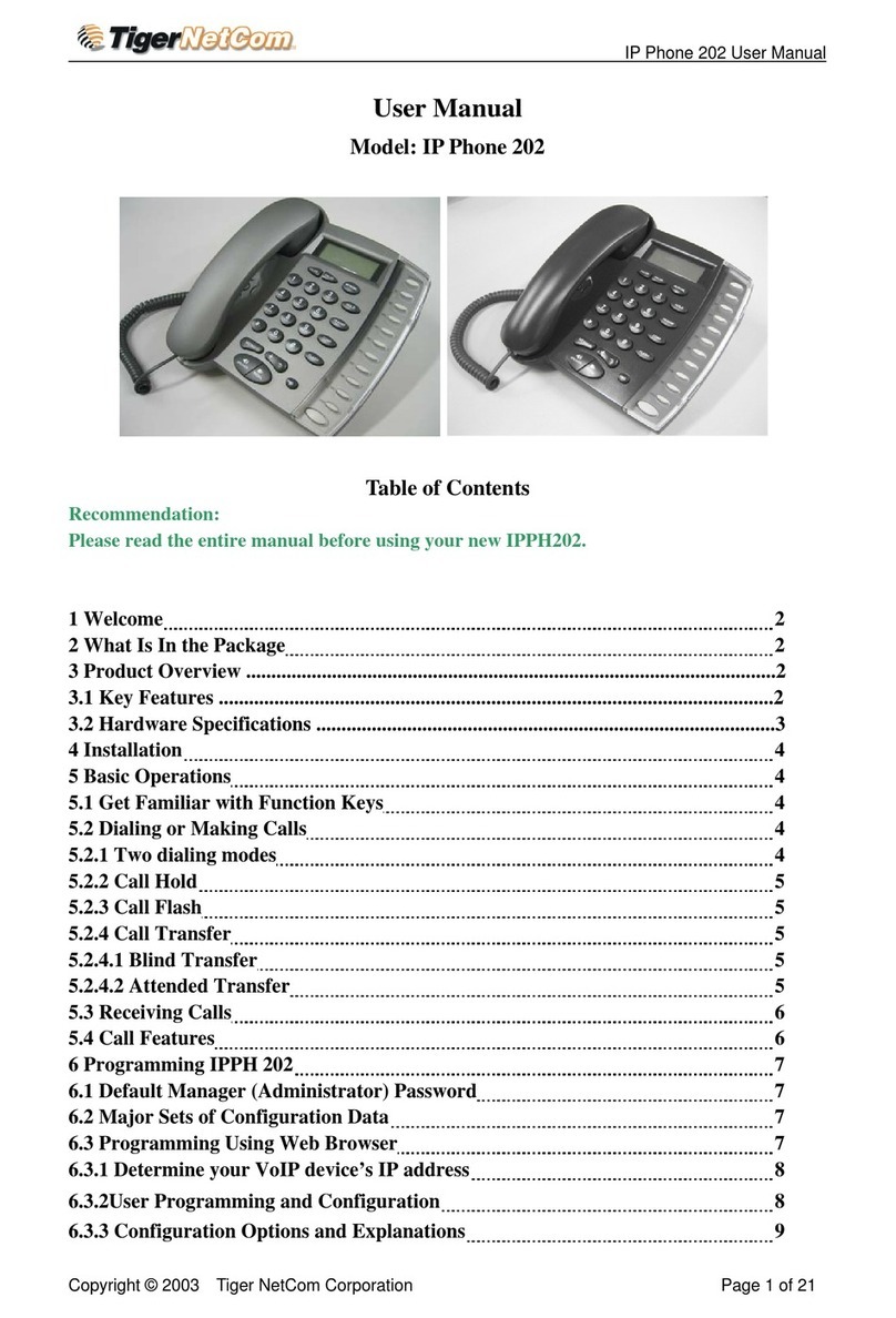 TigerNetCom 202 user manual