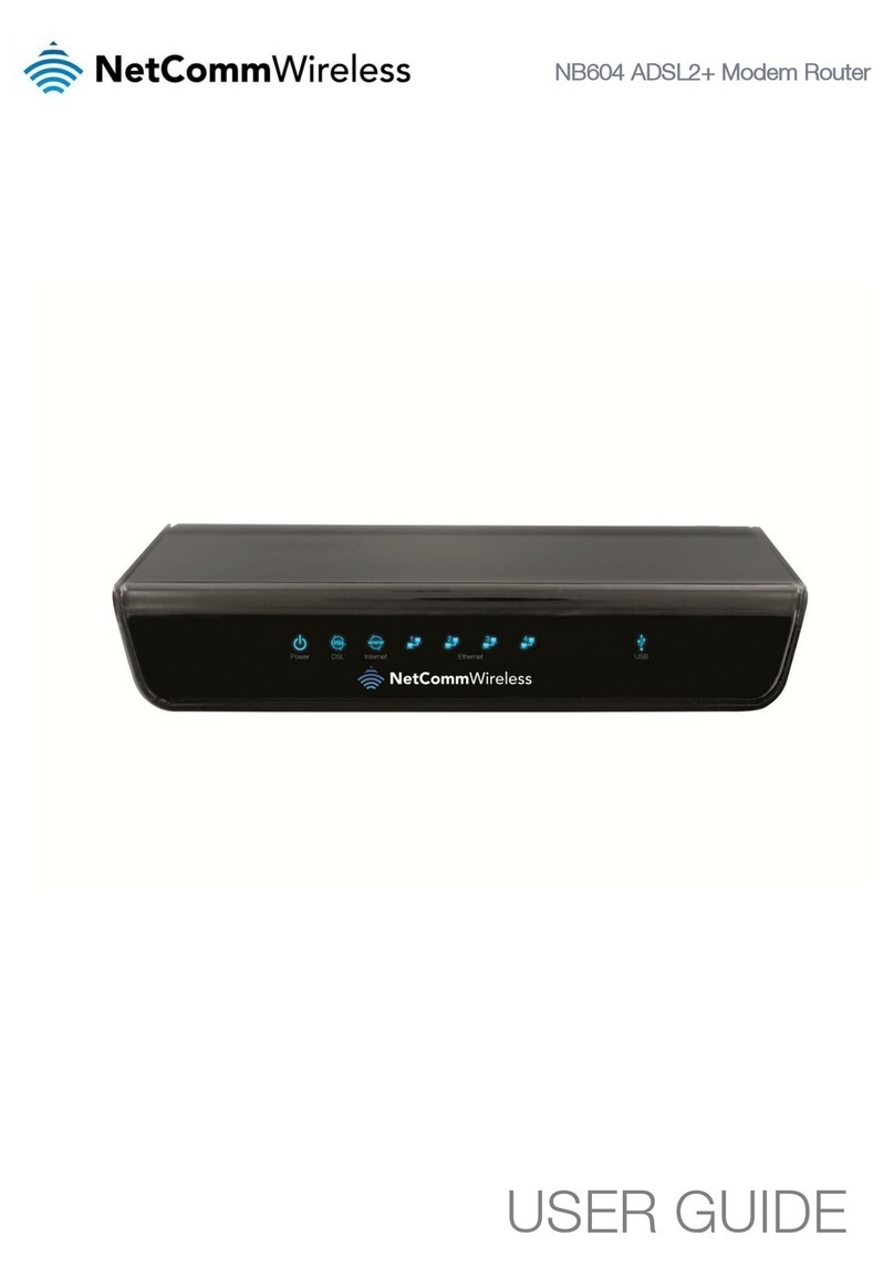 NetComm NB604 User manual NetComm NB604 User manual