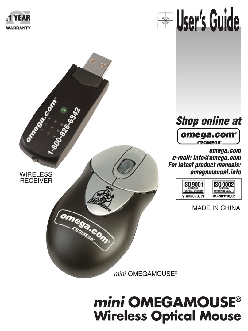Omega Engineering mini OMEGAMOUSE user guide