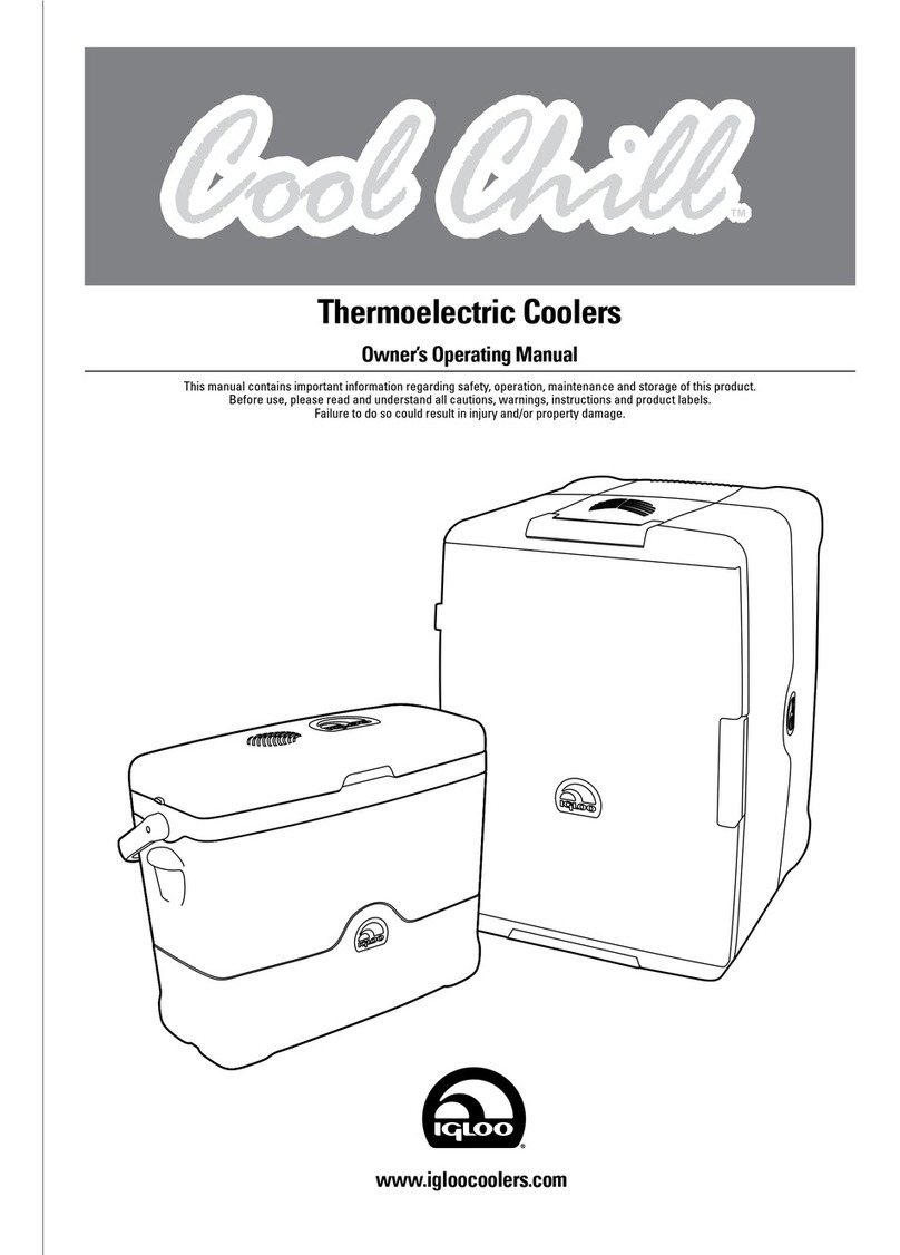 Igloo Cool Chill Owner's operating manual