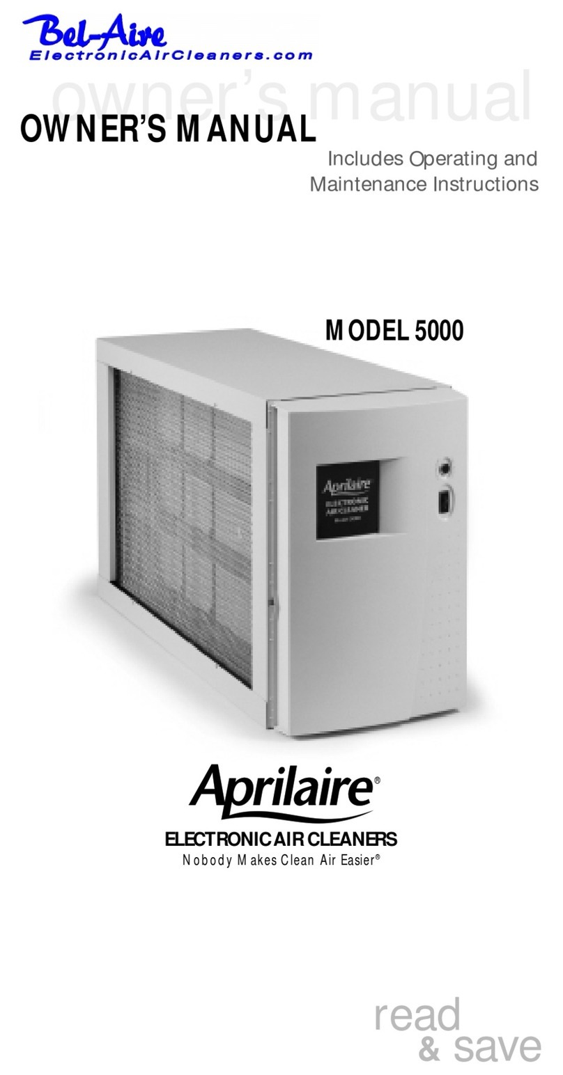 Aprilaire 5000 User manual