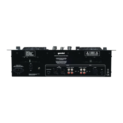 Gemini CDM-3610 Operation manual