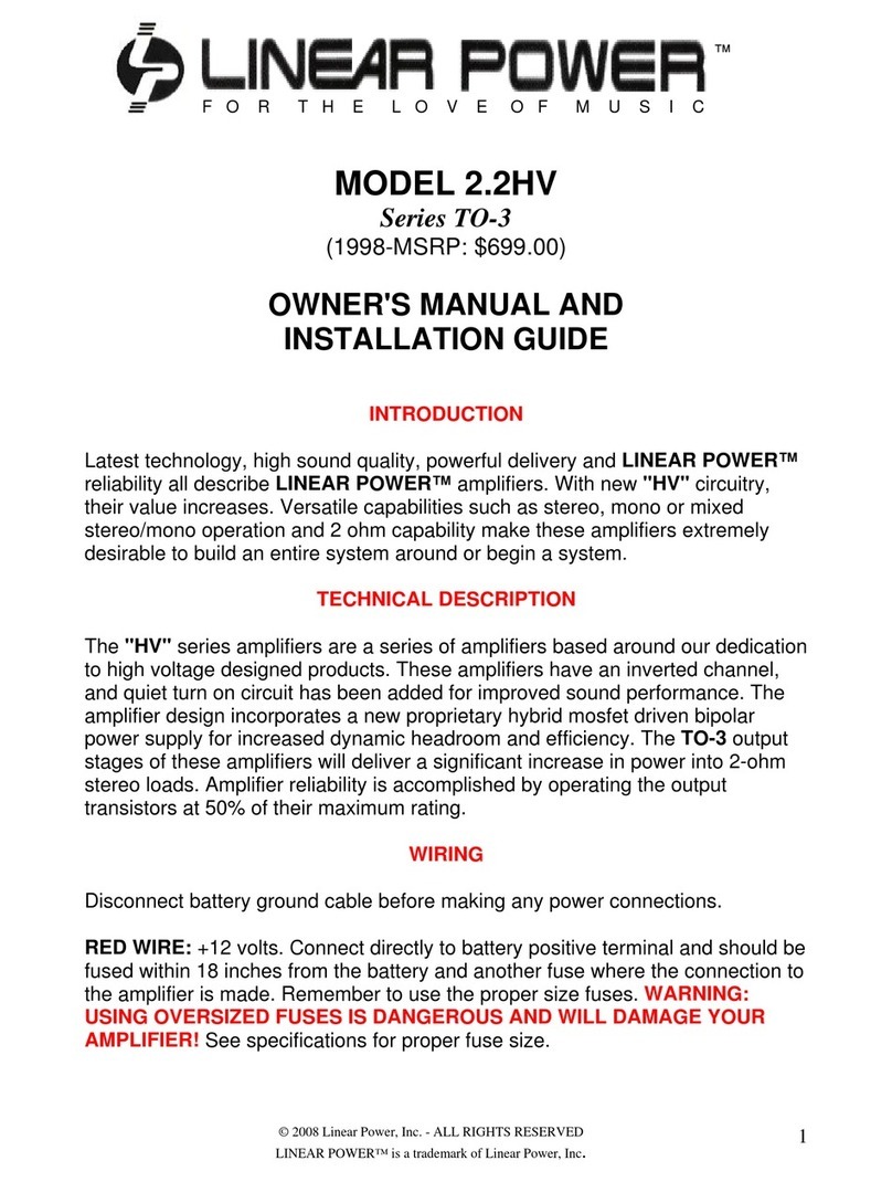 Linear Power Series TO-3 Programming manual