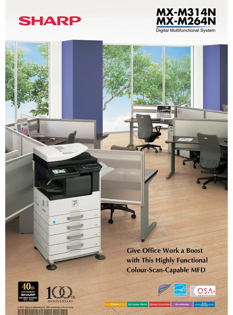 Sharp MX-M314N User manual