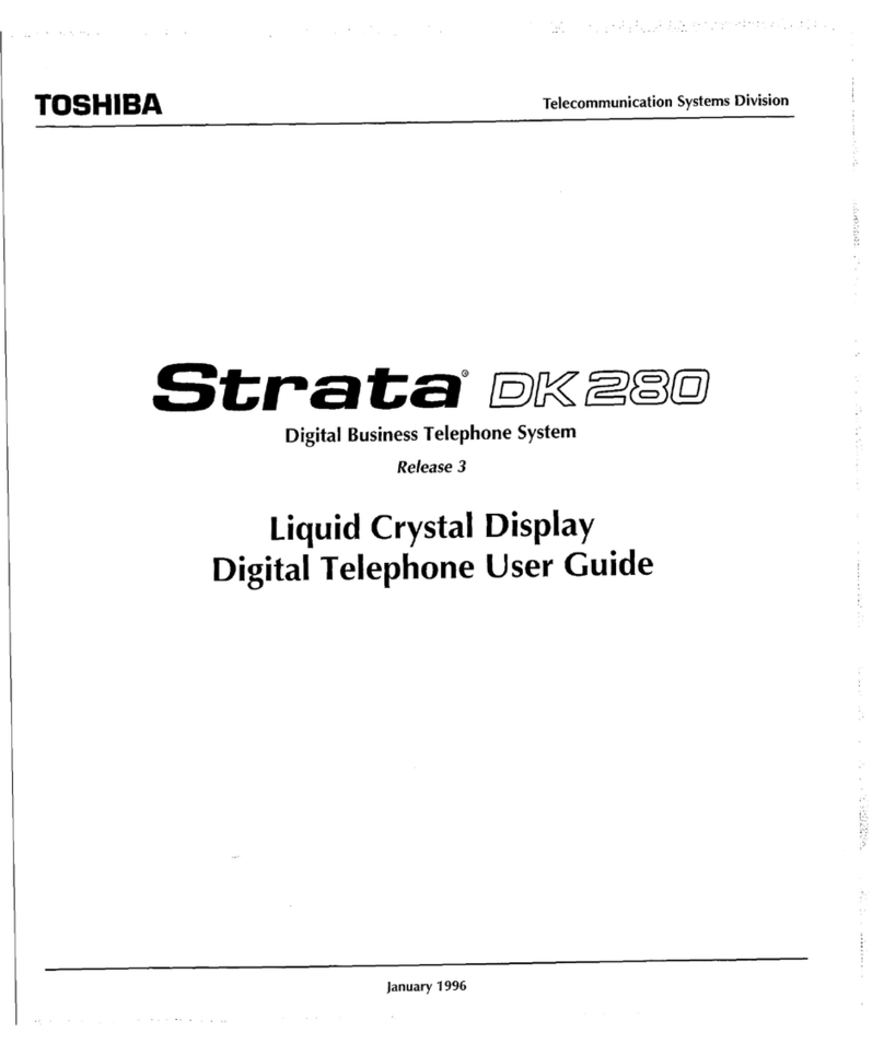 Toshiba Strata AirLink DK280 User manual