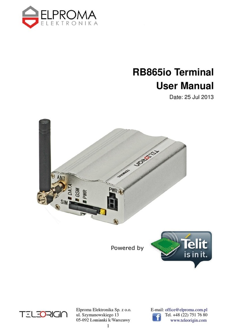 Elproma RB865io user manual
