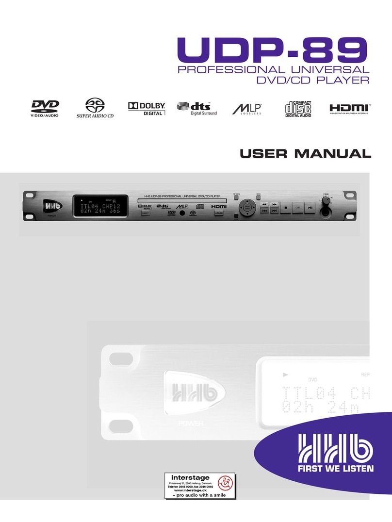 HHB UDP-89 user manual