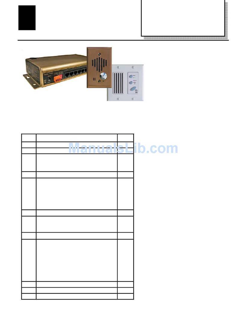 Tropical Telecom 1820A Installer/user guide
