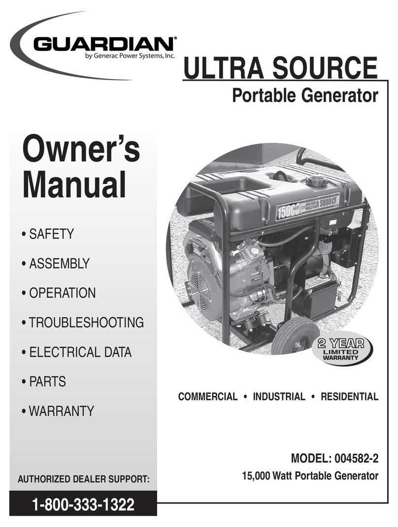 Guardian ULTRA SOURCE 004582-2 User manual