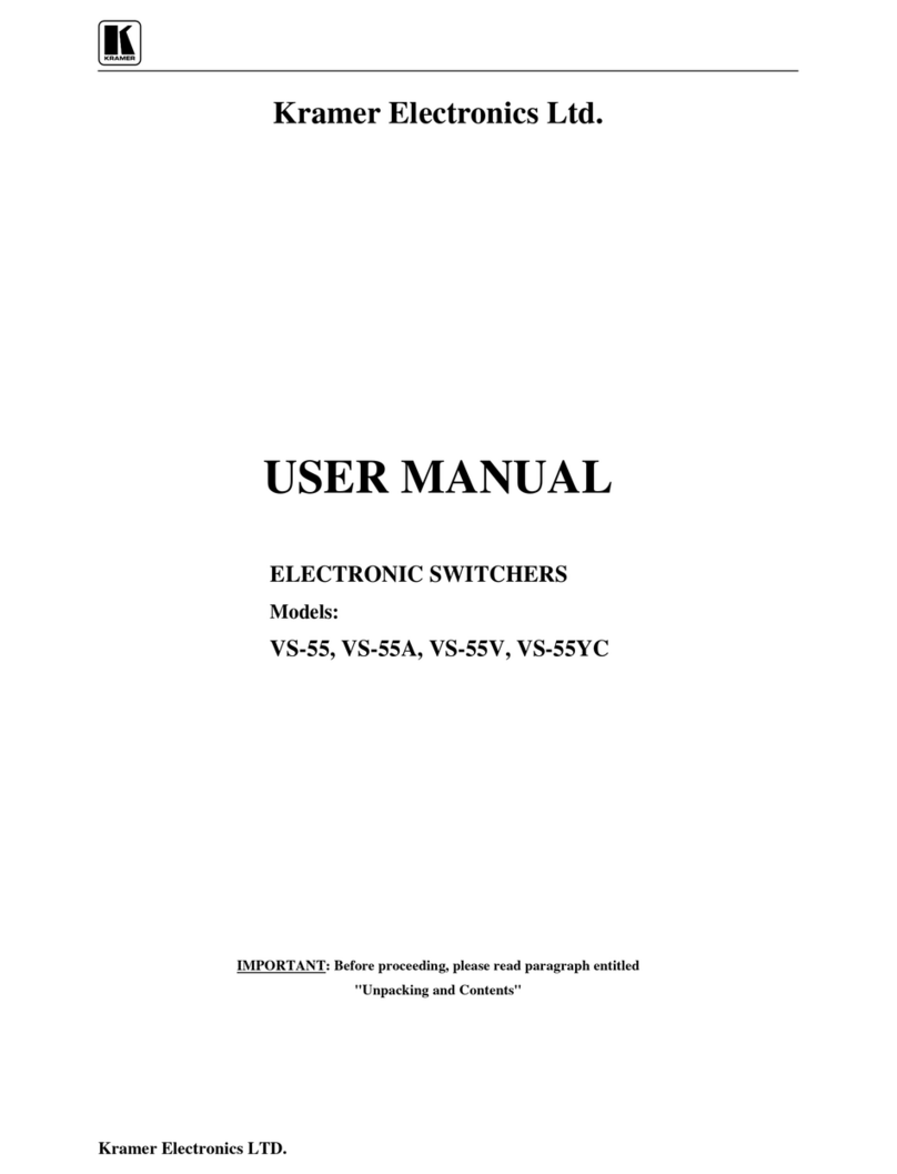 Kramer VS-55 user manual