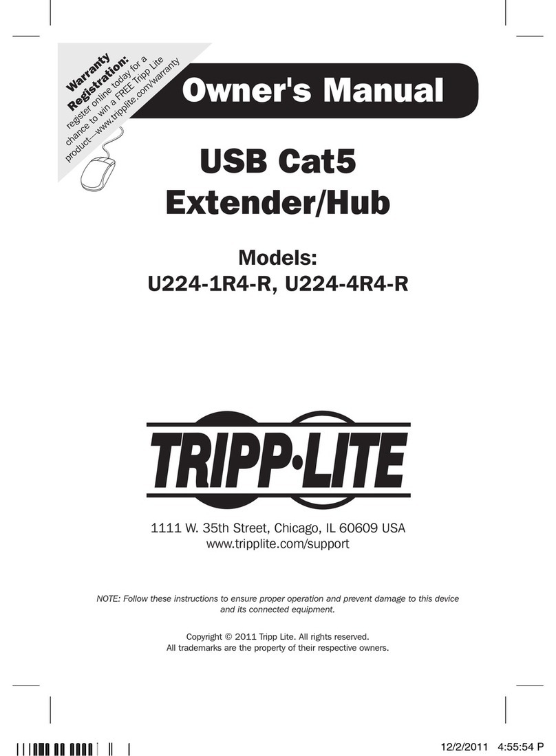 Tripp Lite U224-1R4-R User manual