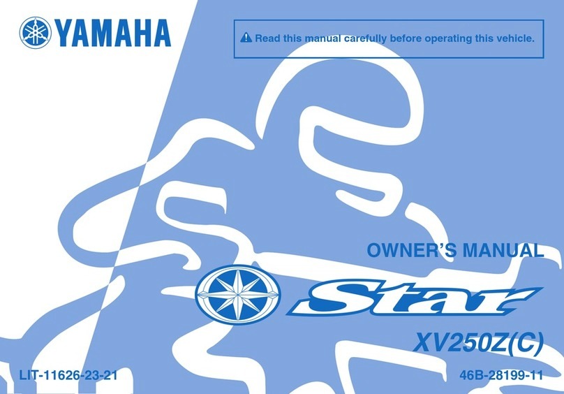 Yamaha Star XV250ZC User manual
