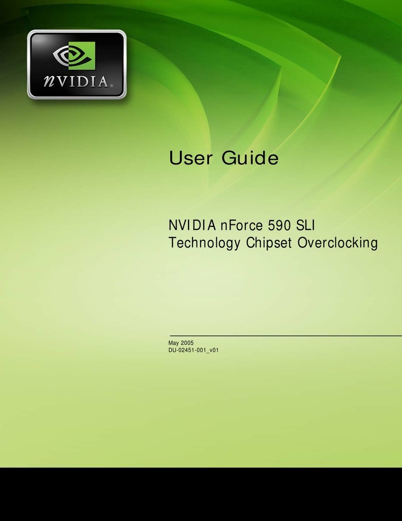 Nvidia nForce 590 SLI User manual Nvidia nForce 590 SLI User manual