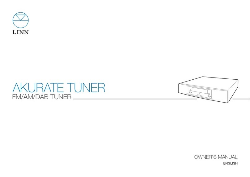 Linn Akurate Tuner owner's manual