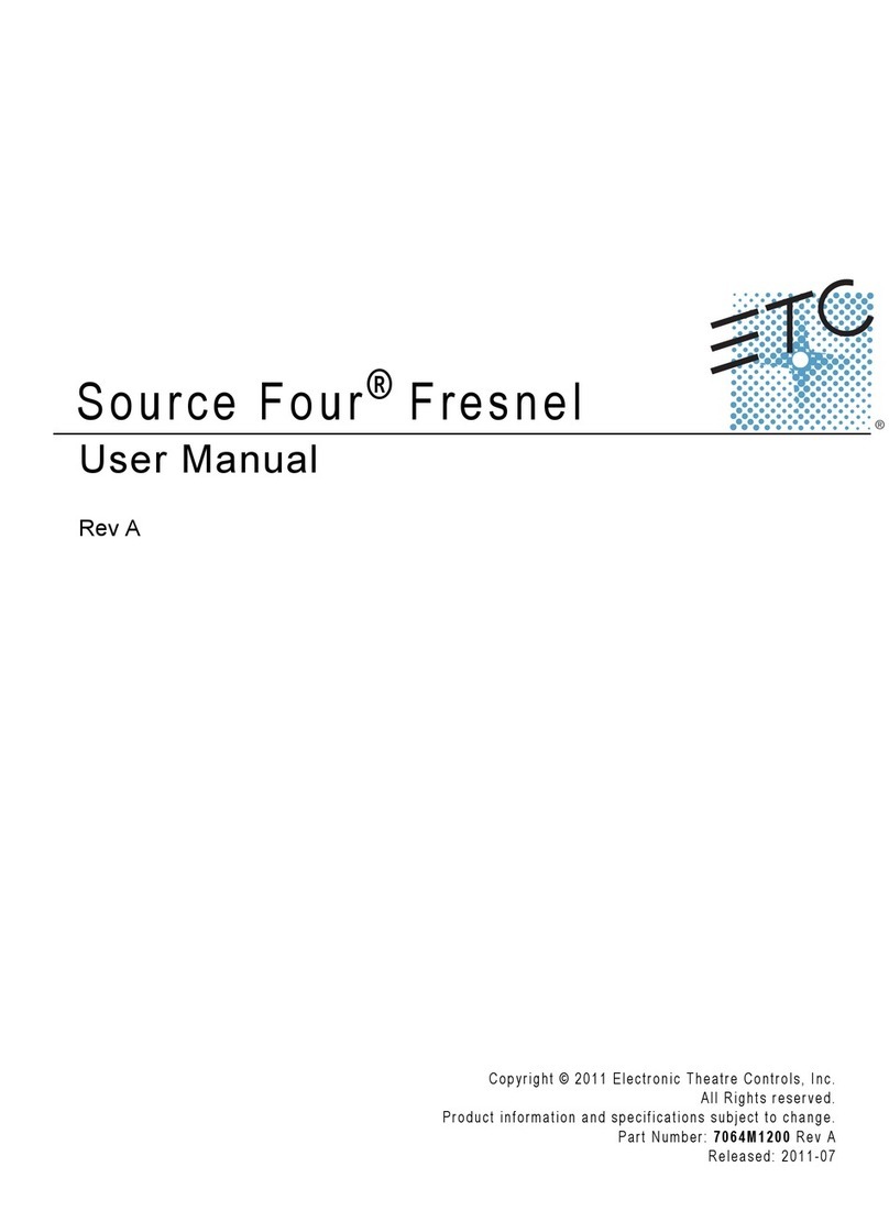 ETC Source Four LED Series User manual ETC Source Four LED Series User manual