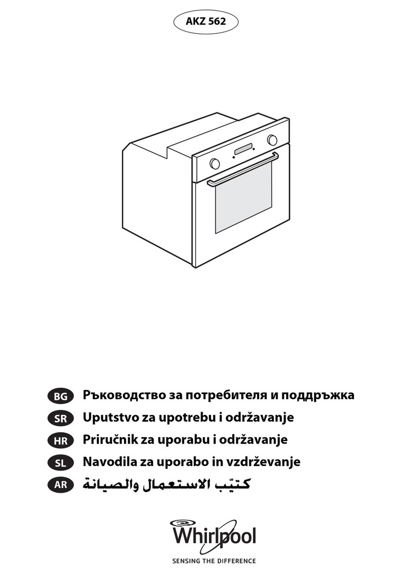 Whirlpool AKZ 562 Operation and maintenance
