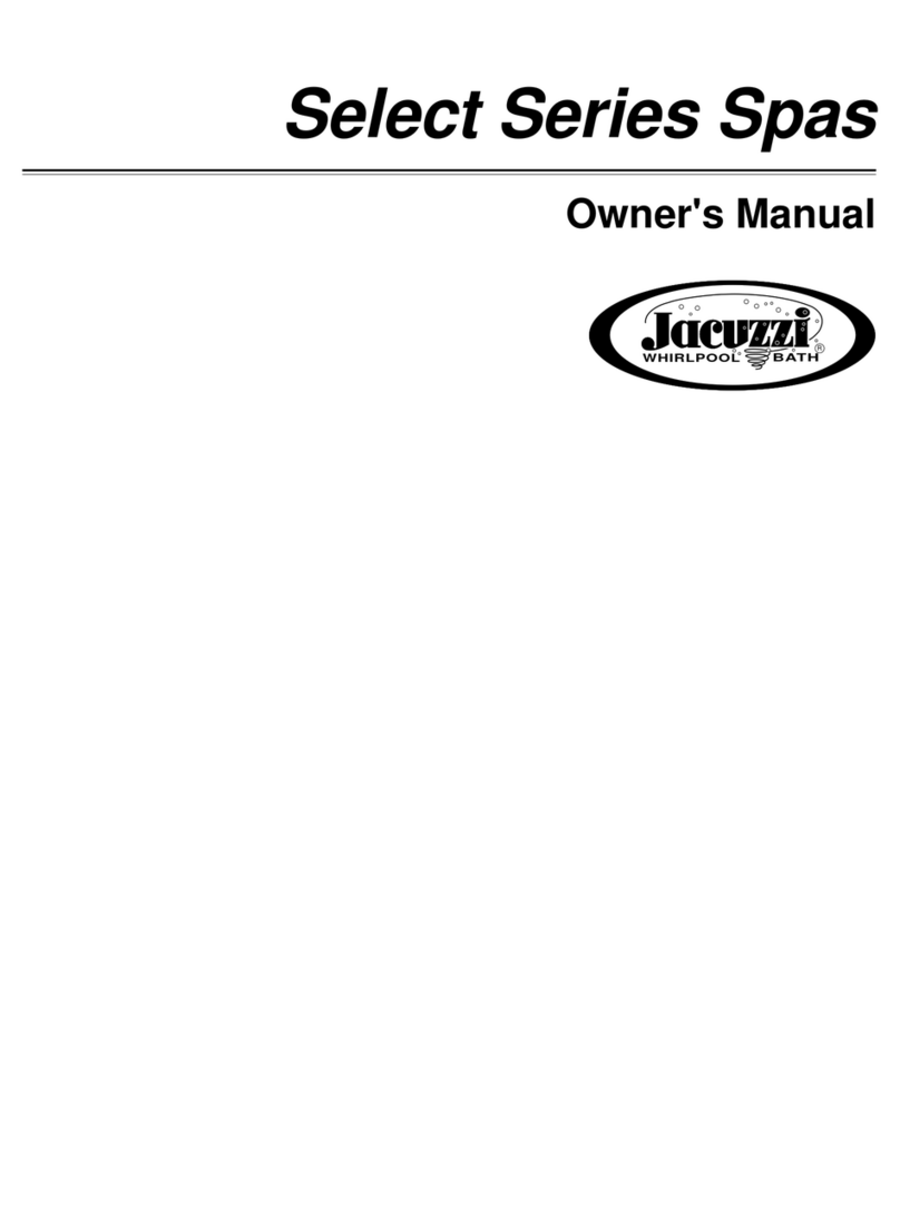 Jacuzzi Aero Select User manual