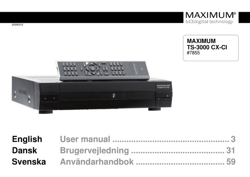 Maximum TS-3000 CX-CI user manual