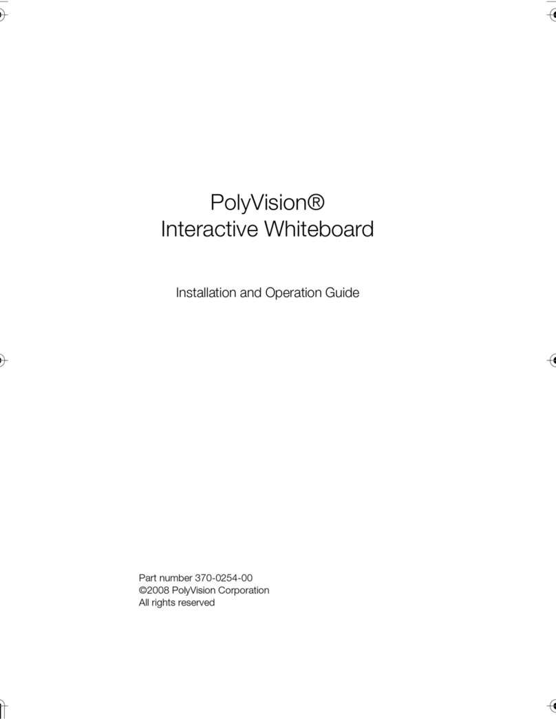 Touchboards PolyVision Installation and operation guide
