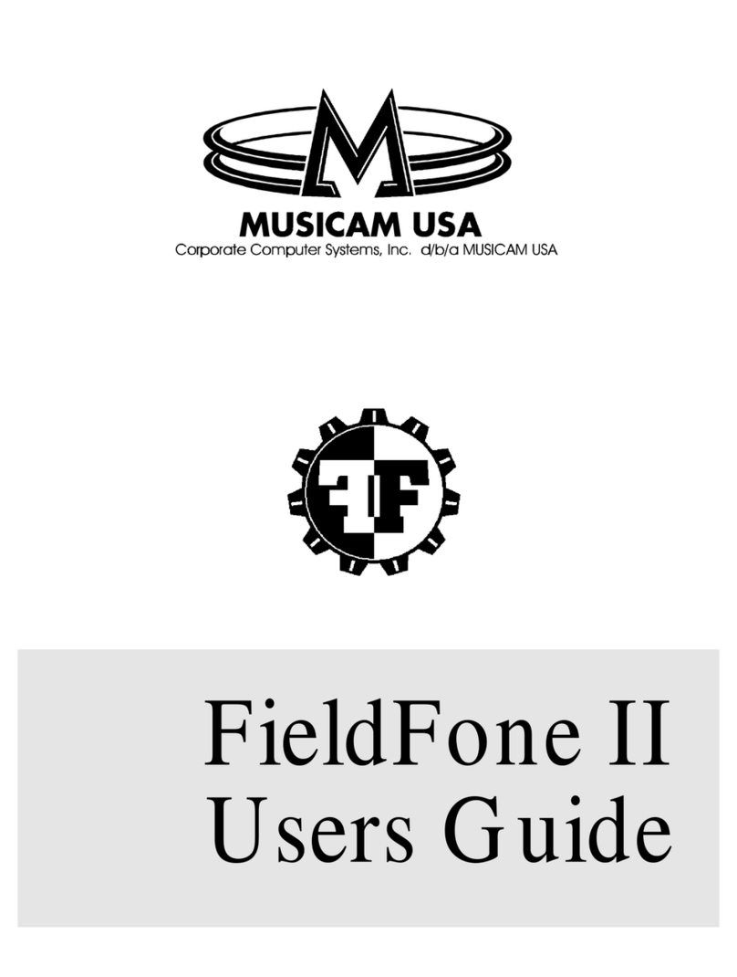 Musicam FieldFone II User manual