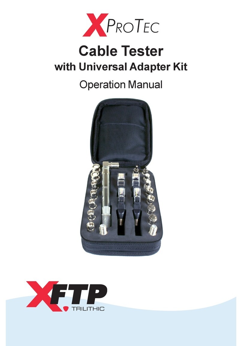 XFtp Cable Tester Operation manual