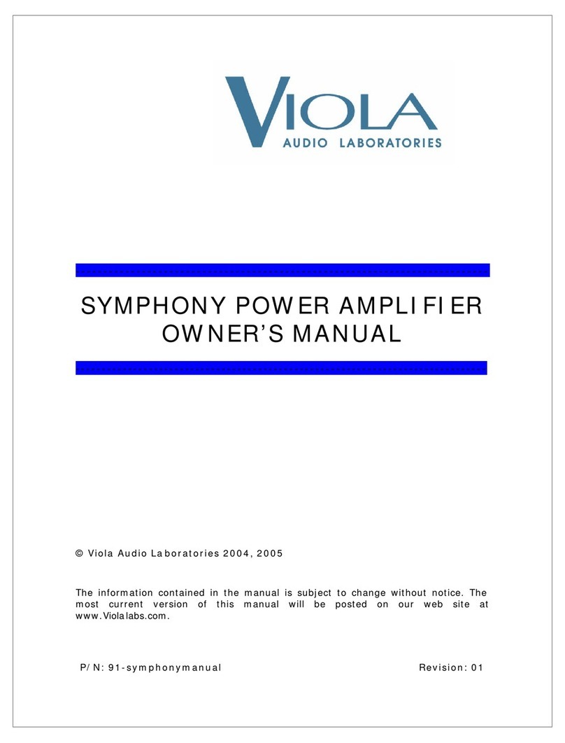 Viola Systems Symphony owner's manual