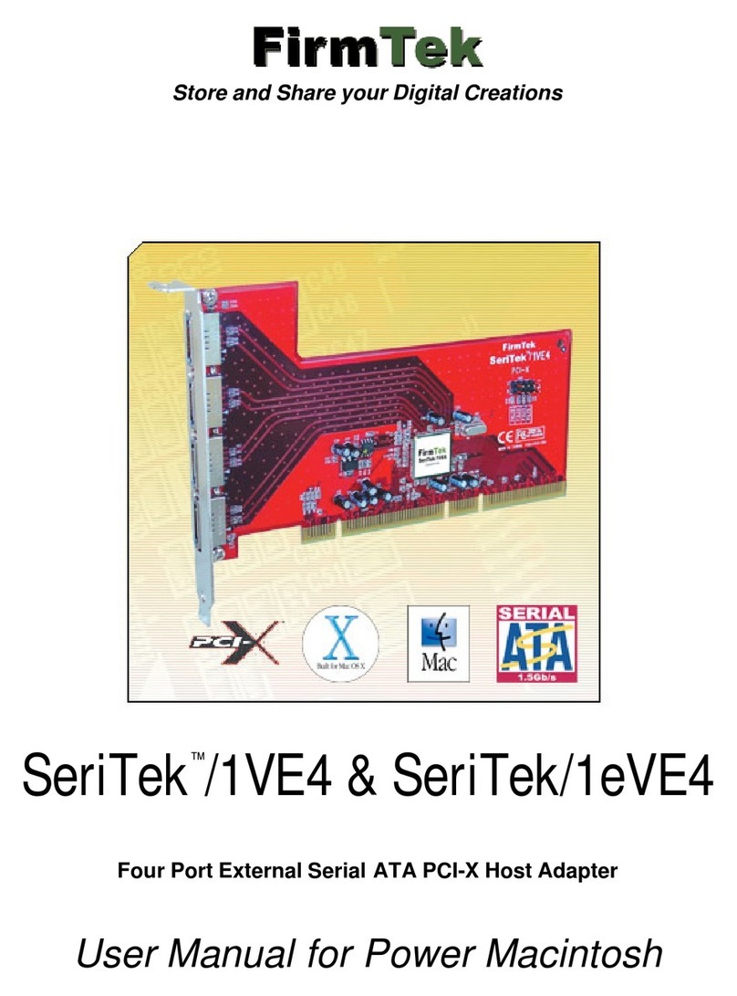 FirmTek SeriTek 1VE4 User manual