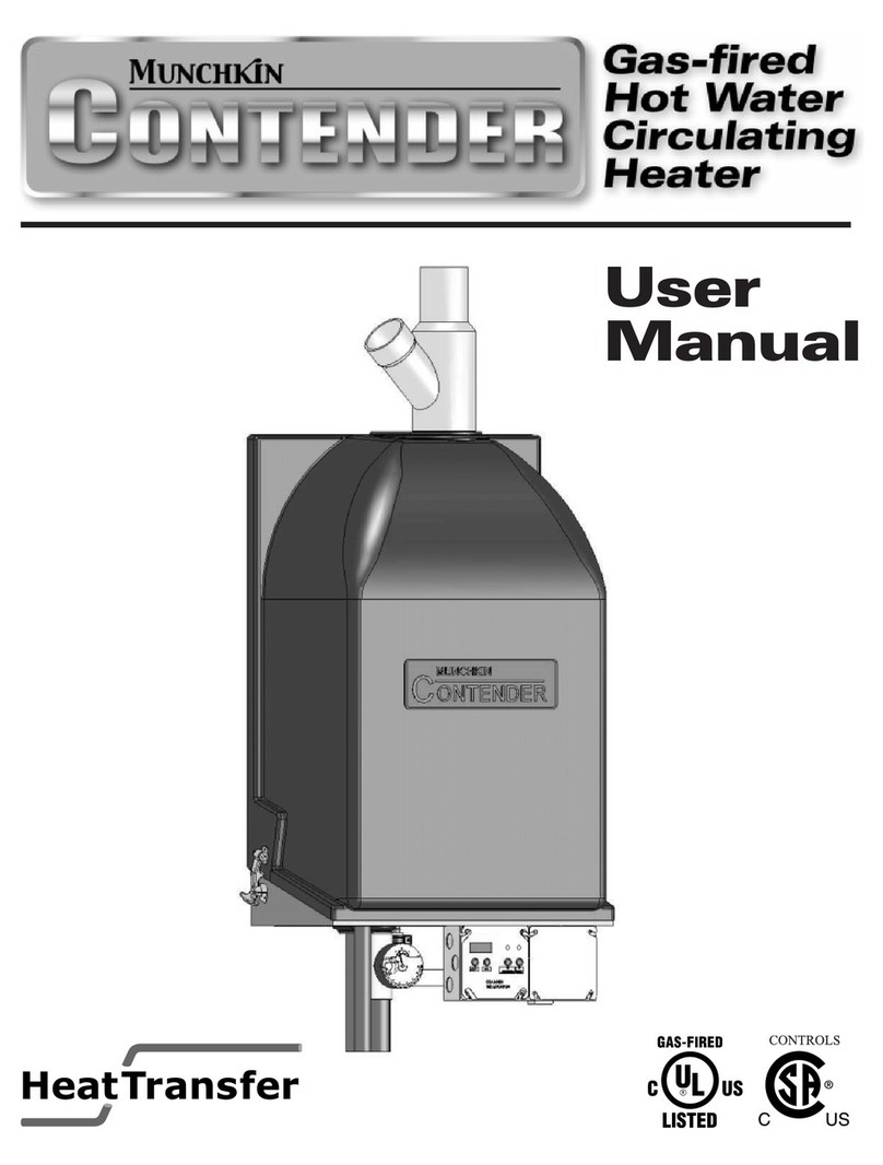 Munchkin Gas-fired heater user manual