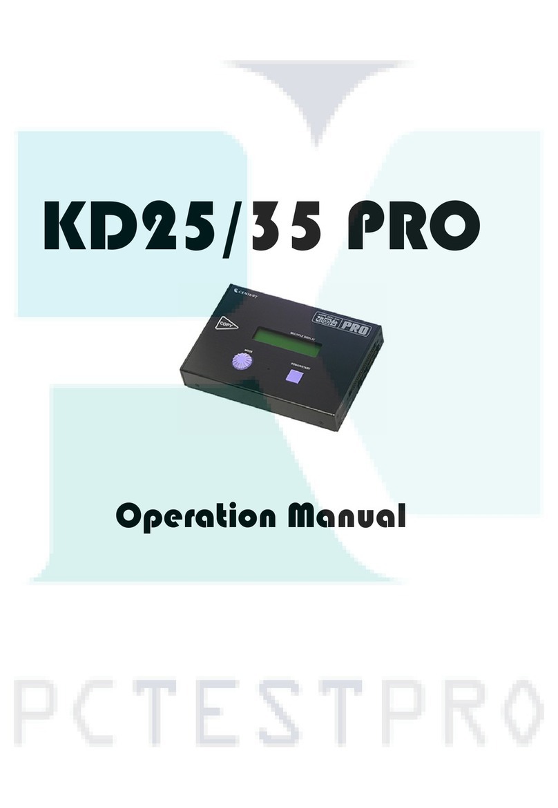 PCTestPro KD25 Operation manual PCTestPro KD25 Operation manual