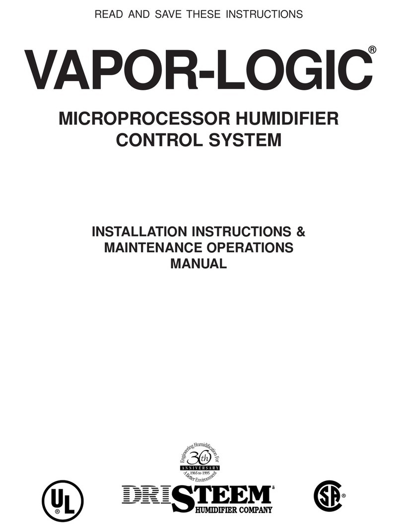 DriSteem Vapor-Logic User manual