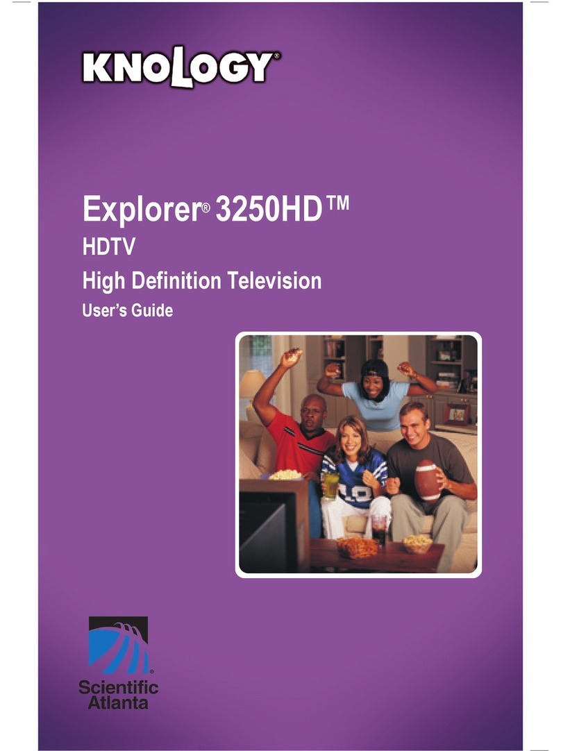 Scientific Atlanta Explorer 3250HD User manual Scientific Atlanta Explorer 3250HD User manual