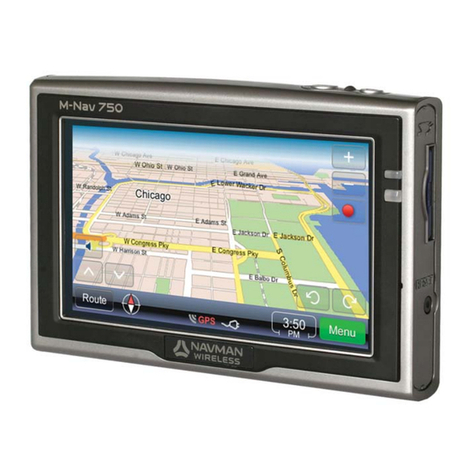 Navman M-Nav 750 User manual