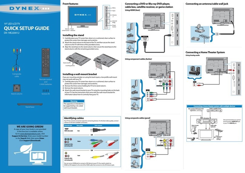 Dynex DX-19E220A12 User manual