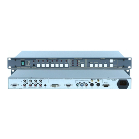 Kramer VP-719DS User manual