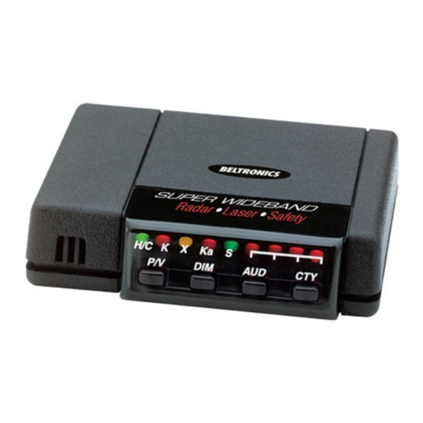 Beltronics VECTOR 975e User manual