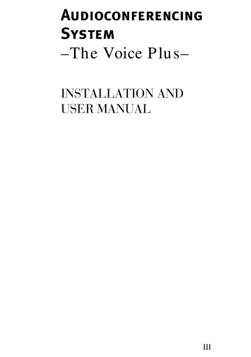 Aethra THE VOICE PLUS User manual