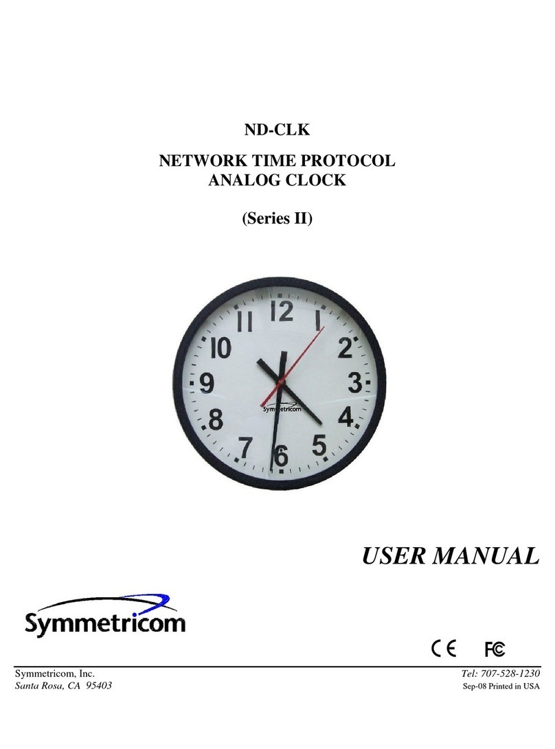 Symmetricom ND-CLK User manual