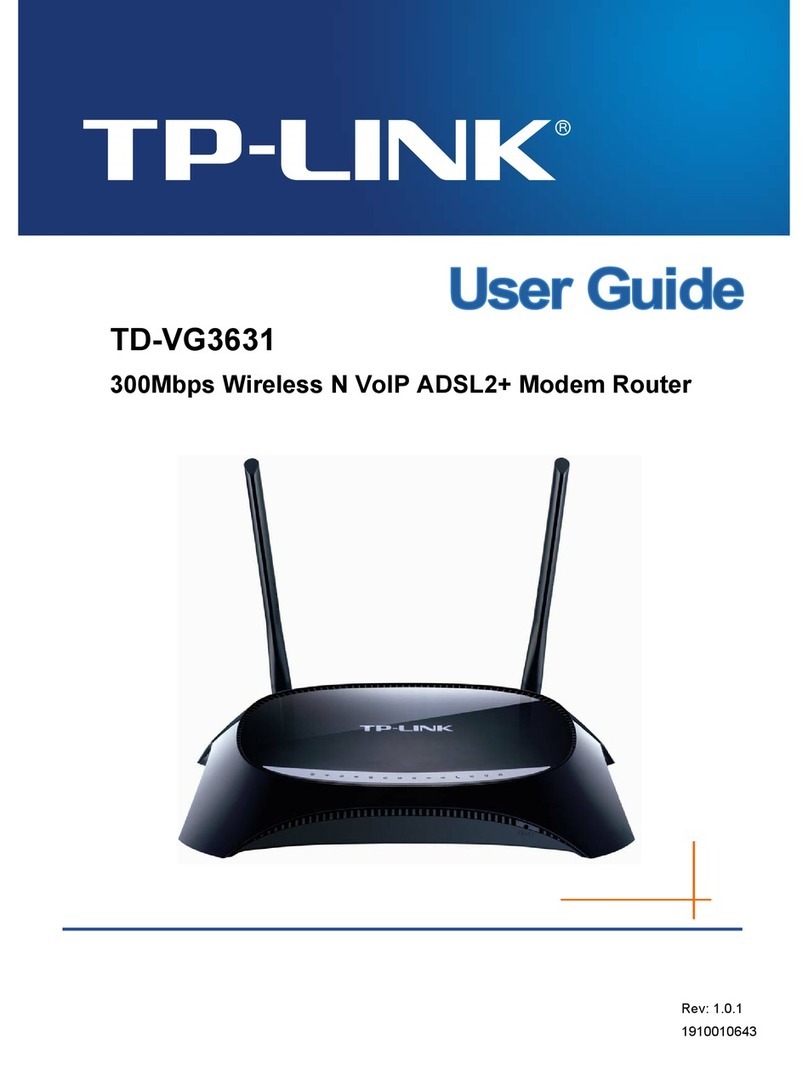 TP-Link TD-VG3631 User manual